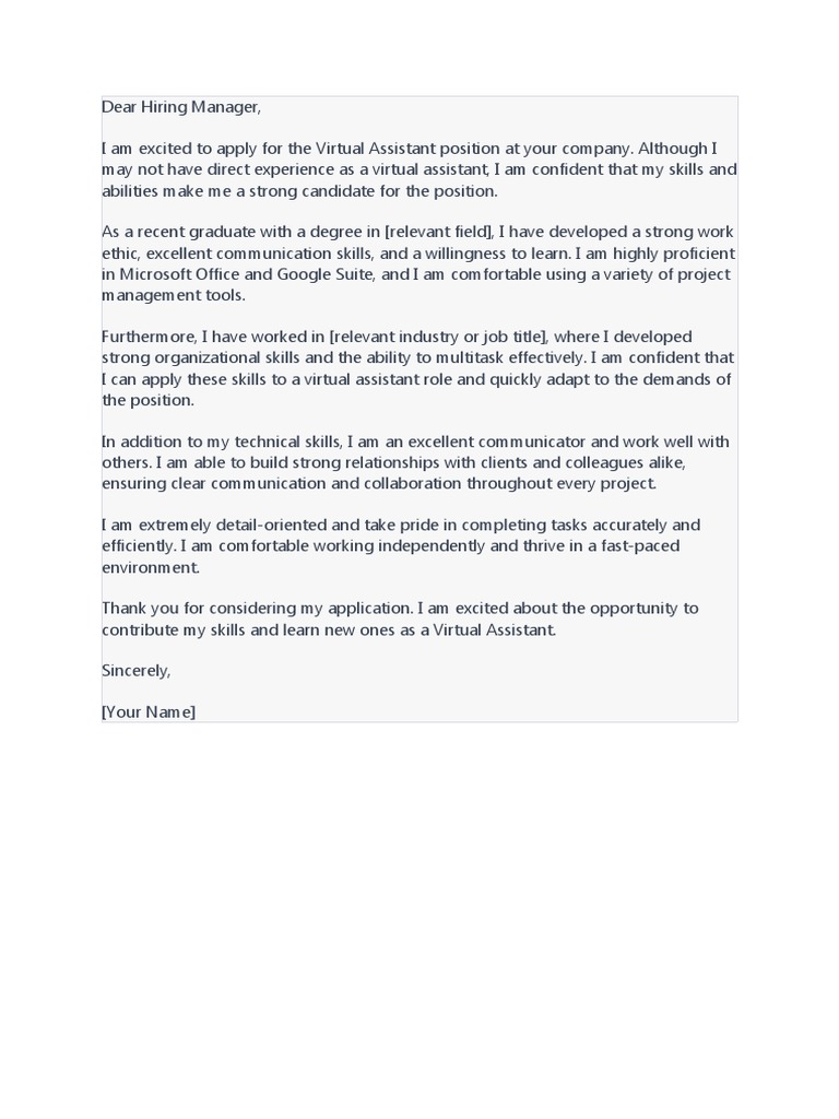 Va Loan Offer Letter