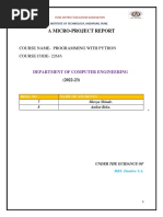 Python Microproject PDF