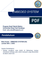 Embeded System - PENDAHULUAN