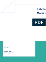 Lab Report - Mass of Butane