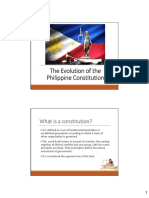 The Evolution of The Philippine Constitution