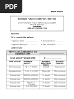 Fund Loan Form PDF