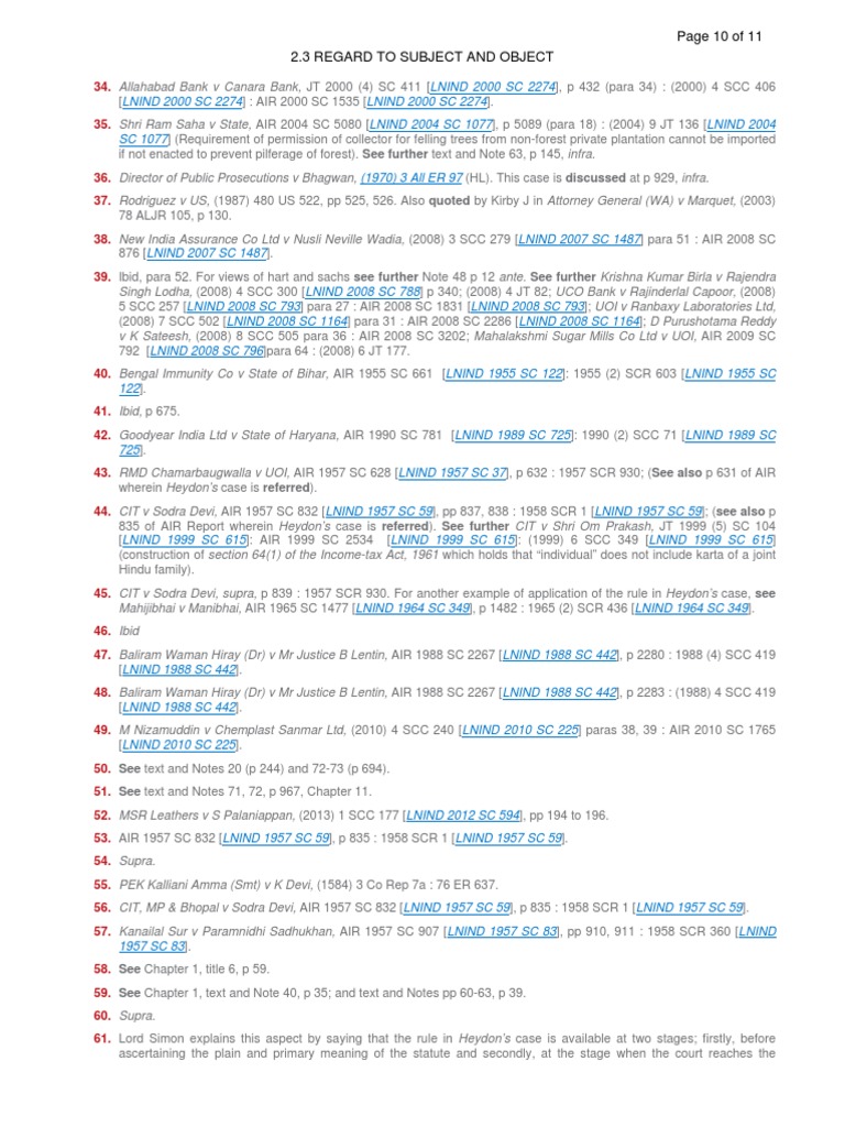 Page 10 of 11 2.3 Regard To Subject and Object | PDF