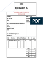Physics Wallah Module Invoice PDF