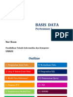 1 - Lingkungan Dan Sistem BasisData PDF