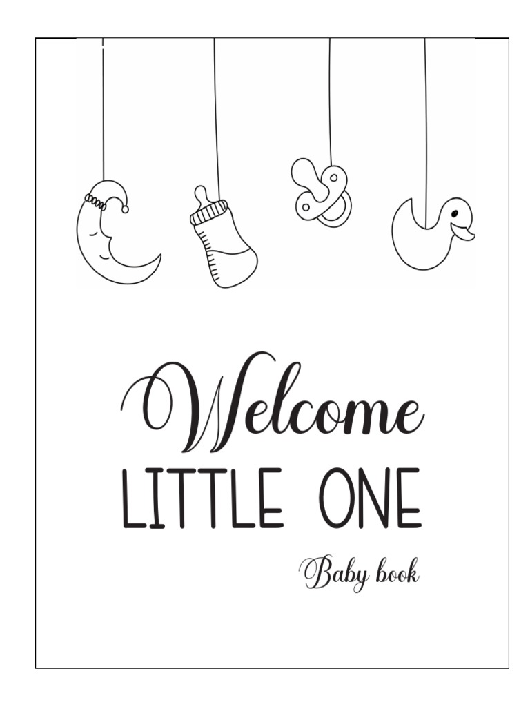 Baby Memory Book First Year PDF
