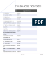 Est. Insc. Alimentos Baja Acidez y Acidificados