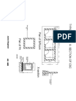 Typical Plan and X-Section of Community Sanitary Complex