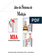 MSA. Análise Do Sistema de Medição. Measurement System Analysis