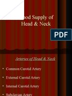 Bloodsupplyof Head and Neck