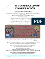 11 Juegos Cooperativos de Cooperacic393n 2019 PDF