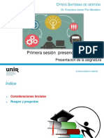 Presentación Semana 1 SIG - Tema 0 Introduccion PDF