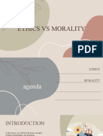 Ethics VS Morality