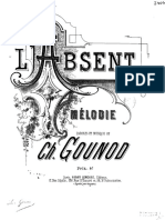 Charles Gounod - L'absent