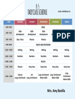 Horario Kinder 5 PDF