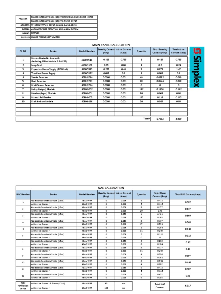 Battery & Voltage Drop Calculation_ PDF