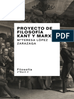 Proyecto de Filosofía de Kant y Marx PDF