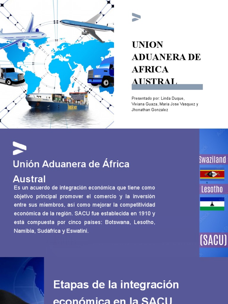 SACU | PDF | Economias | Comercio