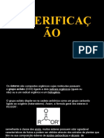 Compostos Orgânicos Esterificação