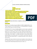 Audiencia de Acción de Amparo Constitucional