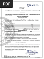 Attestation d'affiliation RCAR 2024 | PDF