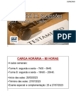 Direito Civil IX: Sucessões