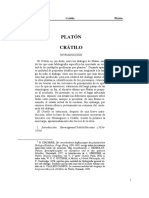 Platón analiza la exactitud de los nombres en Crátilo