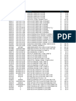 Listado de medicamentos e insumos médicos con precios