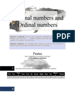Cardinal Numbers and Oridnal Numbers