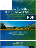 Travel and Tourism Website