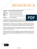 Definições, Dimensões e Determinantes Da Parentalidade Autor (Es) : Publicado Por: URL Persistente: Doi: Accessed