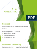 Chap 8 Forecasting