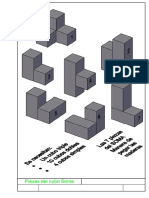 Molde de Las Piezas Del Cubo de Soma