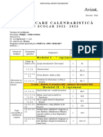 Planificare RELIGIE ORTODOXĂ Clasa A V-A 2022-2023