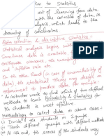 Statistics Class Notes PDF