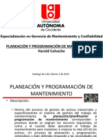 Clase 5 Planeación y Programación de Mantenimiento 2023