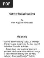 Activity-Based-Costing