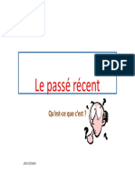 Le Passé Récent