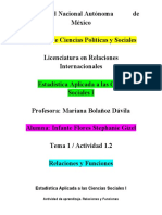 Sgif - Act 1.2 Ejercicio 1 (Tema 1) Relaciones y Funciones (Estadistica Aplicada en Las Ciencias Sociales)