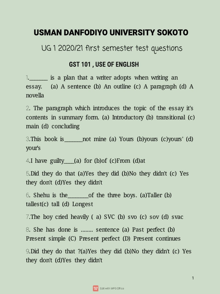 What Is Gst 101 All About