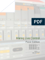 Mareq Live Control Pacer Edition User Guide 1.1