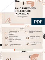 Reserva y Exhibición de Libros de Comercio