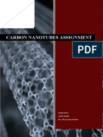 CARBON NANOTUBES ASSIGNMENT