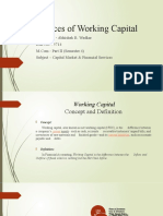 Sources of Working Capital - CMFS Sem 4