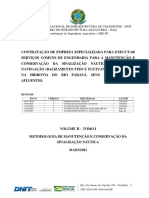 Vol. 2-I - Metodologia Manutenção e Conservação Da Sinalização