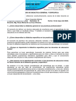 Reflexiones sobre didáctica general y específica en Educación Inicial