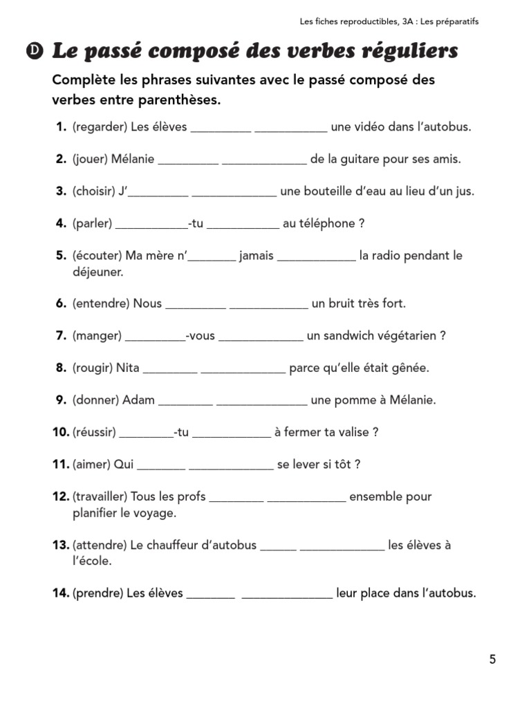 le-pass-compos-worksheets-pdf