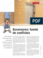 CONSTUMER (Esp.) Ascensores, Fuente de Condlicto PDF
