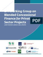 2022 DFI Working Group Joint Report On Blended Concessional Finance For Private Sector Projects PDF