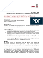 Uso de plantas medicinais em doenças crônicas